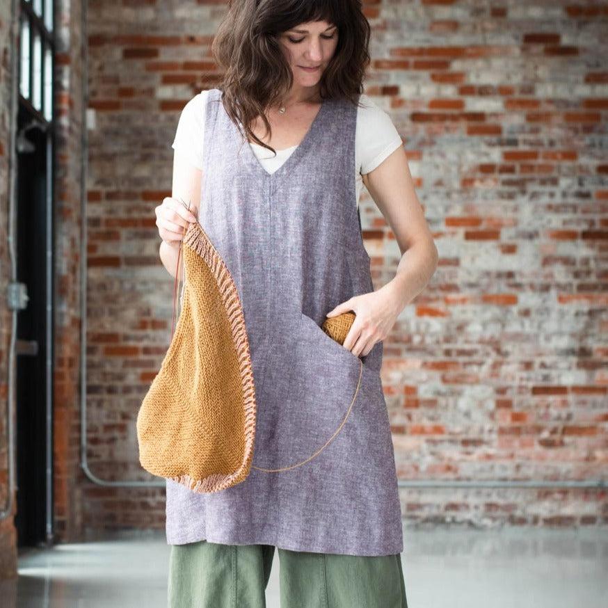 linen tunic dress pattern UNTUCKit | Linen Blend Paola Tunic Dress