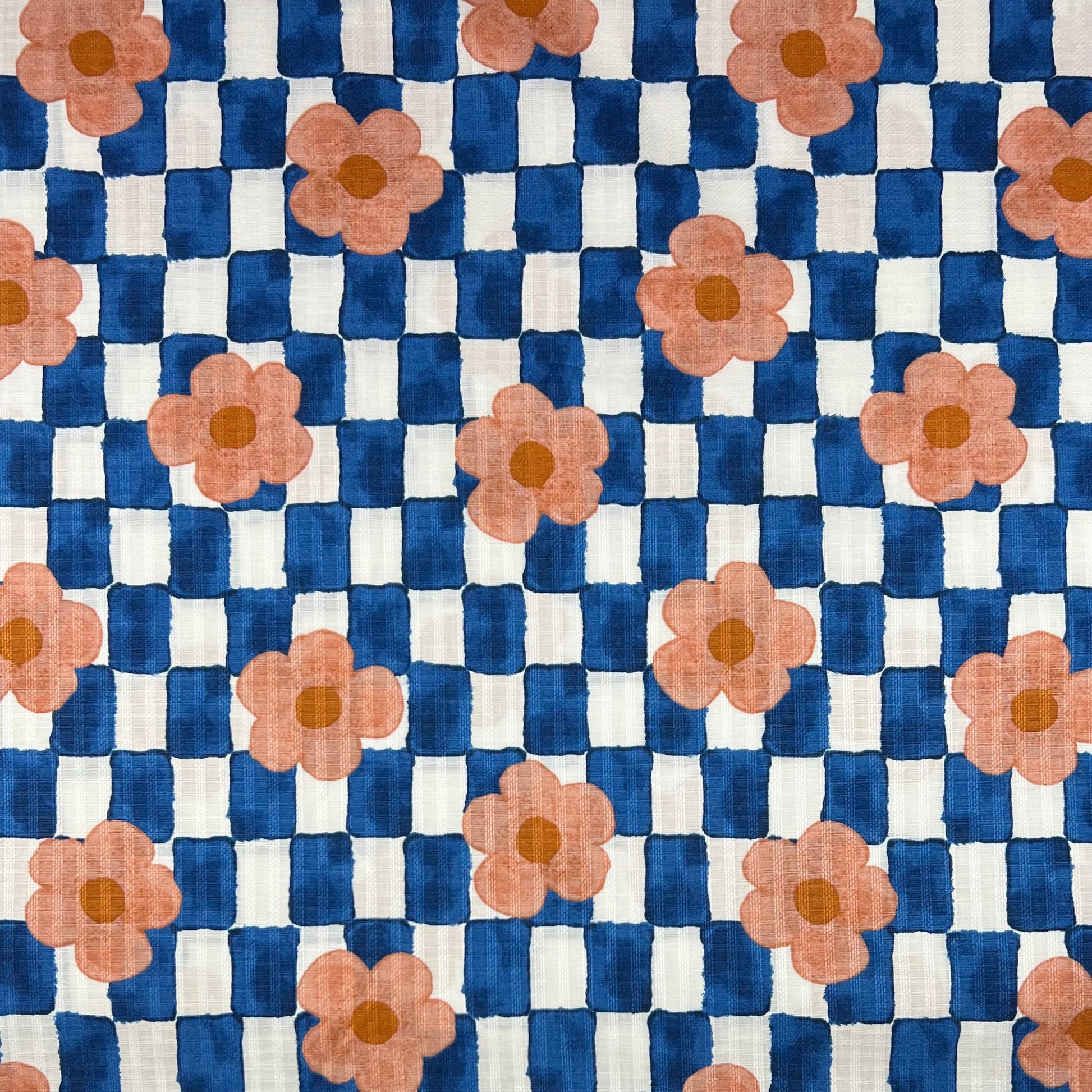 Westex-Picnic Flowers on Cotton Dobby-fabric-gather here online