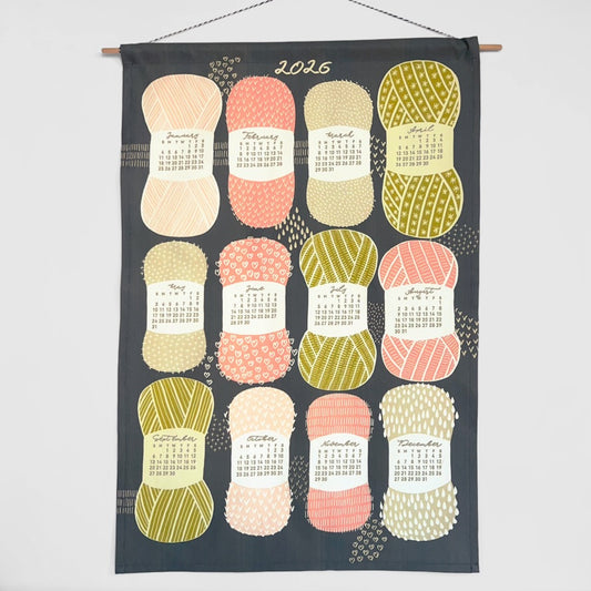gather here-2026 Tea Towel Calendar - Yarn-tea towel calendar-gather here online