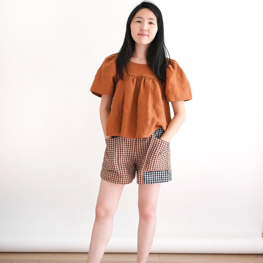 Matchy Matchy Sewing Club-Weekend Chore Shorts Pattern - PDF DOWNLOAD-sewing pattern-gather here online