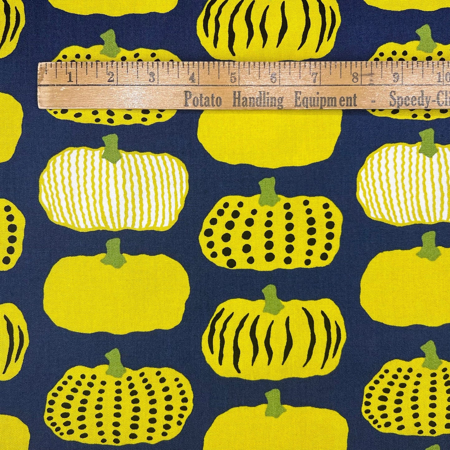 Kobayashi-Yellow Pumpkins on Canvas-fabric-gather here online