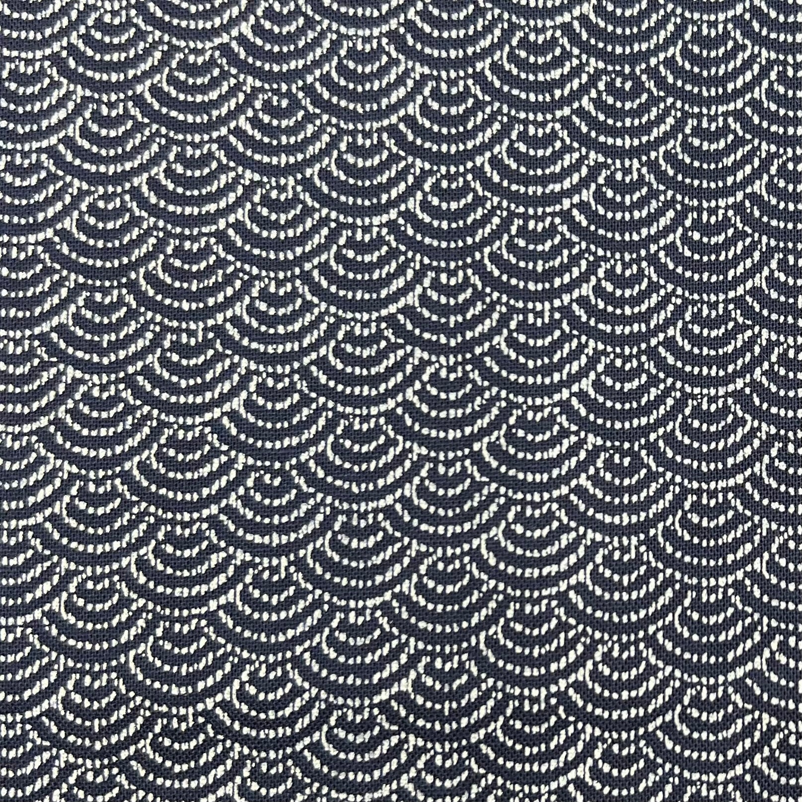 Westex-Indigo Waves on Cotton Sheeting-fabric-gather here online