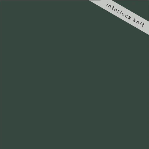 Birch Organic Fabrics-Solid Interlock Knit-fabric-Dark Forest-gather here online