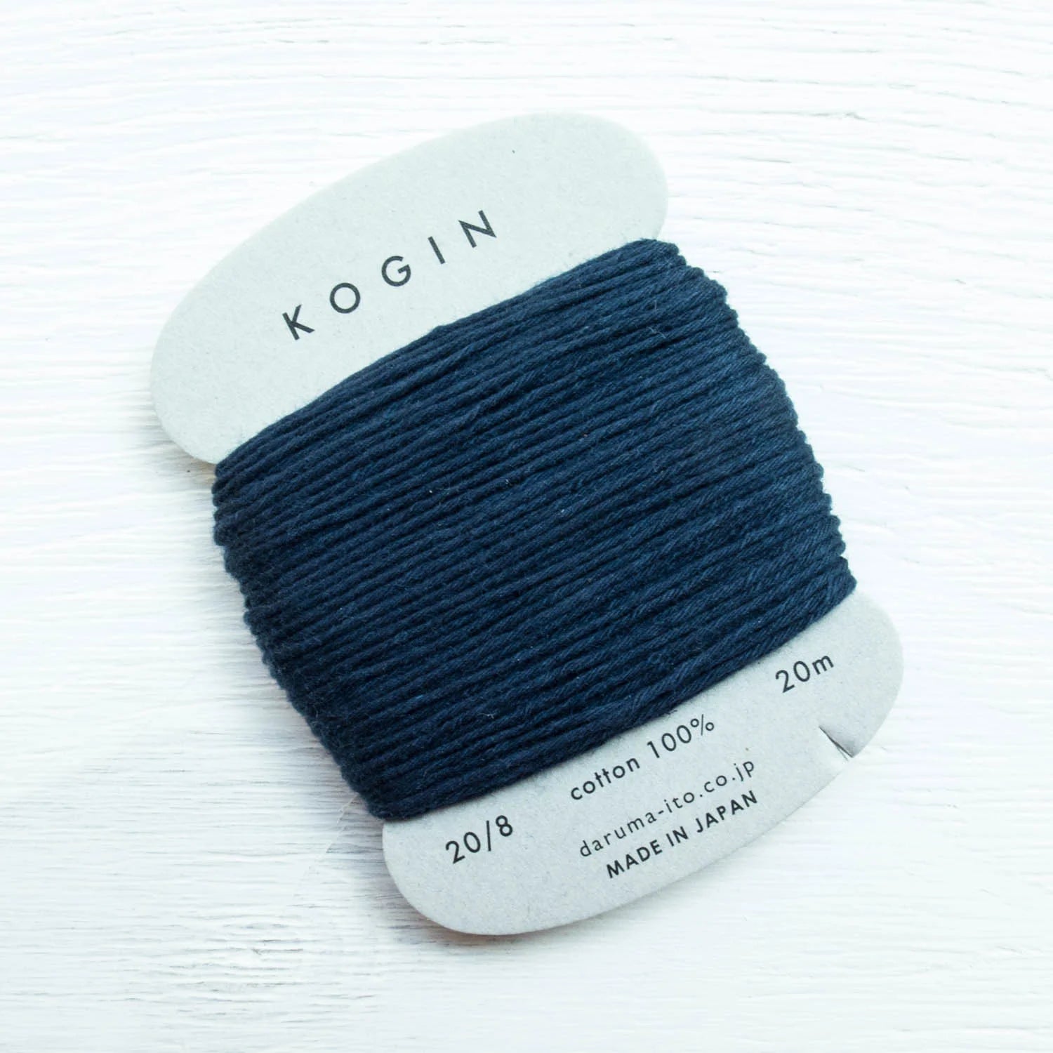Daruma-Kogin Thread Card-thread-7 Navy-gather here online