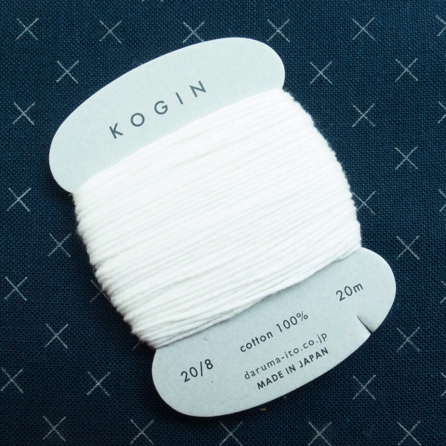 Daruma-Kogin Thread Card-thread-1 White-gather here online