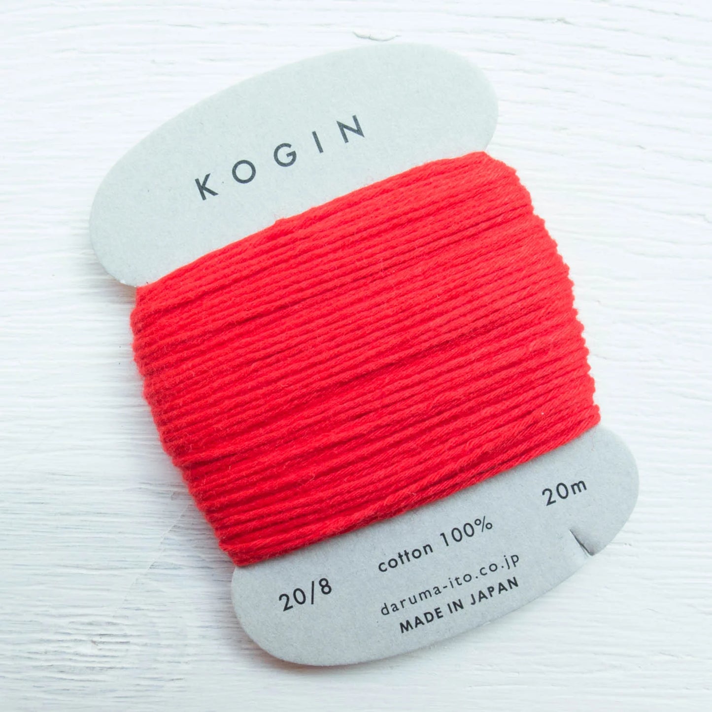 Daruma-Kogin Thread Card-thread-4 Red-gather here online