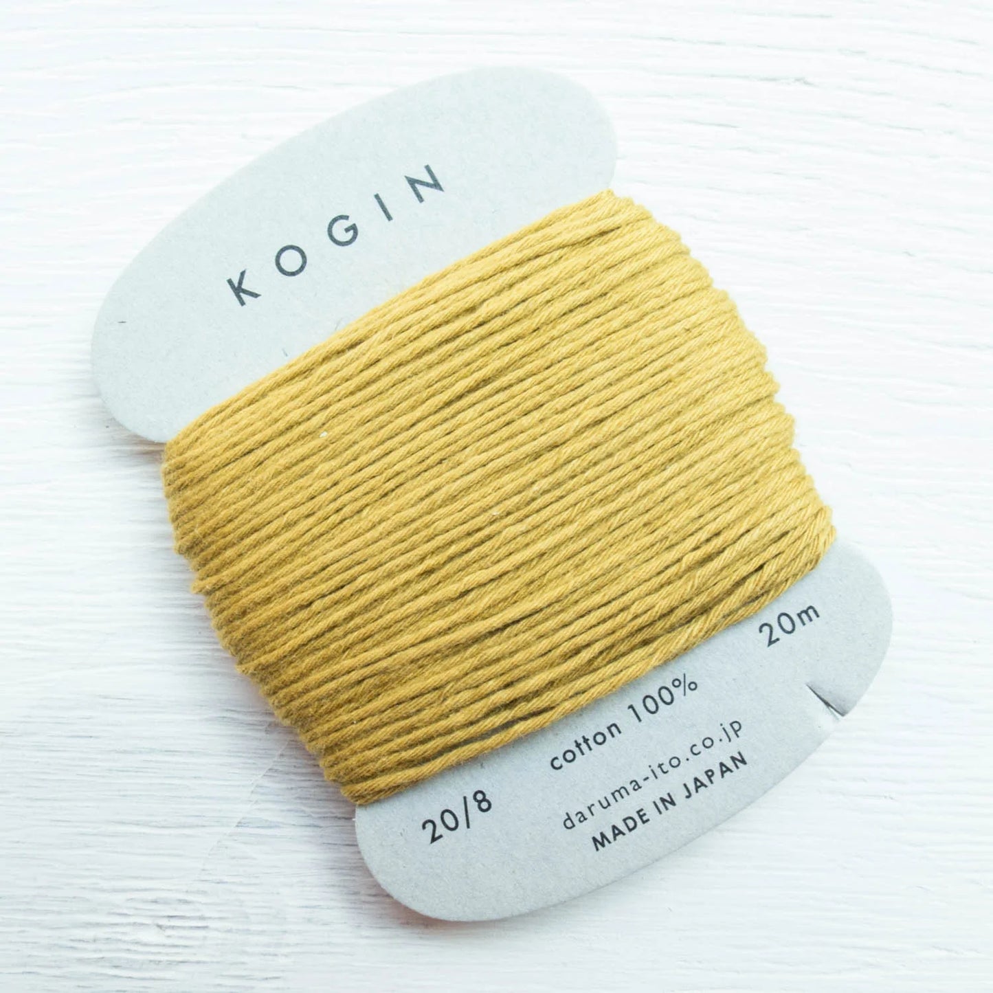 Daruma-Kogin Thread Card-thread-2 Mustard-gather here online
