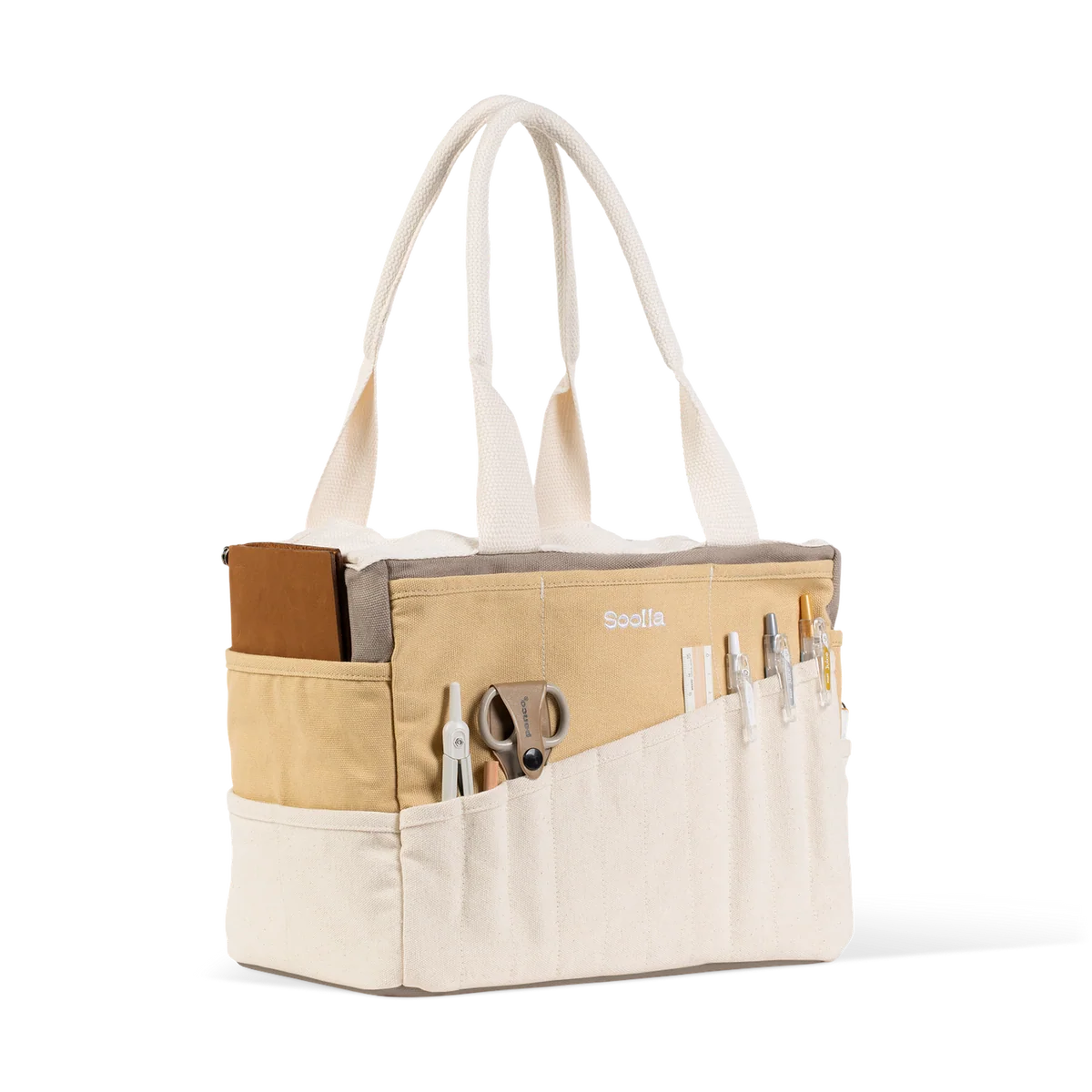 Soolla-Soolla Studio Bag - Driftwood-craft organizer-gather here online