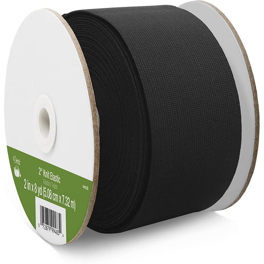 Dritz-Knit Elastic - 2" Black-elastic-gather here online