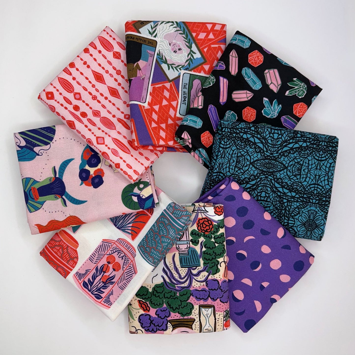 Cloud9-Fat Quarter Bundle of Secret of the Oracle (8 Pieces)-fat quarters-gather here online