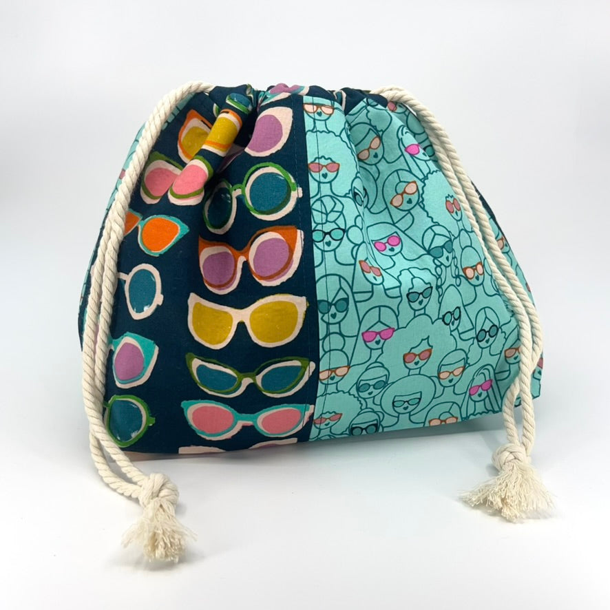 Denise Snow Williams-One of a Kind Drawstring Project Bags-craft organizer-gather here online