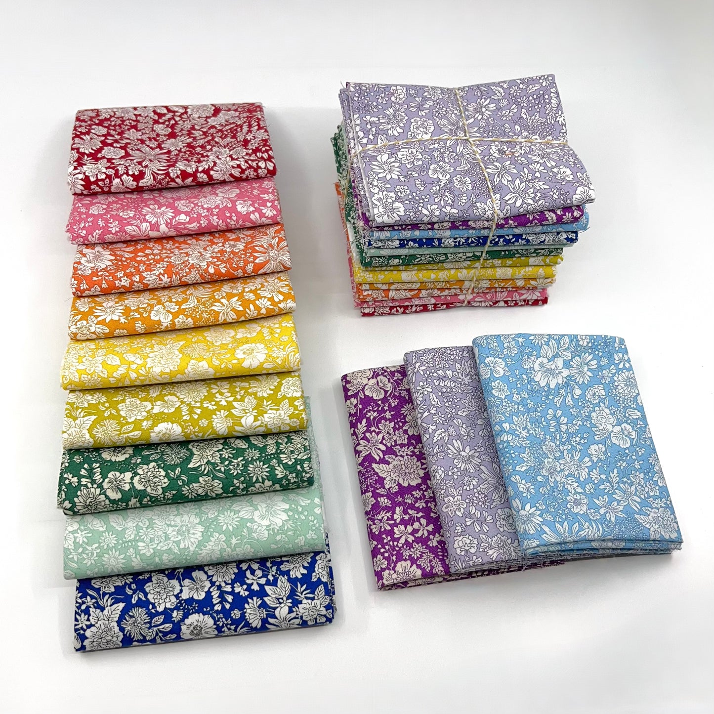 Fat Quarter Bundle of Rainbow Emily Belle (12 Pieces)