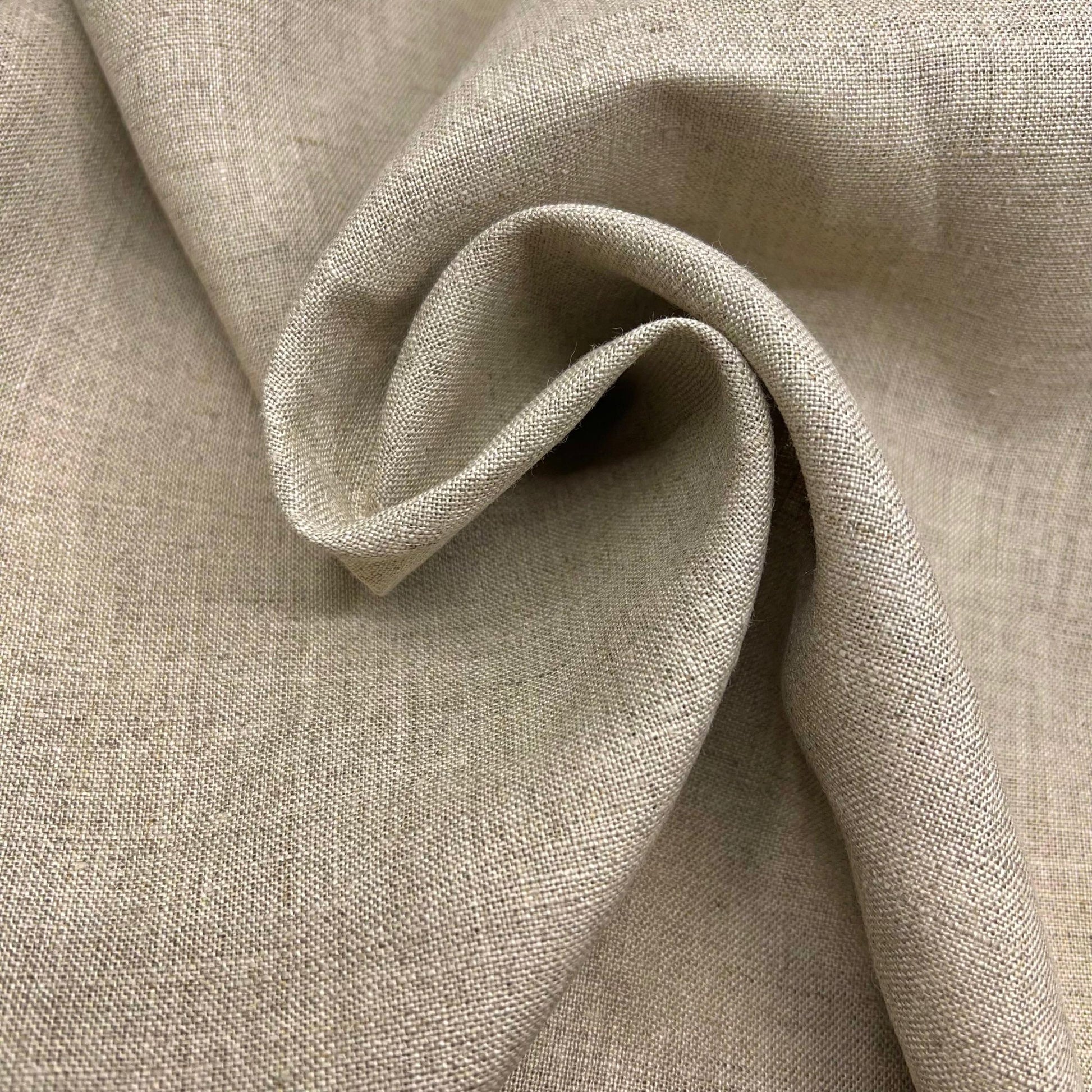 Lino Textil-Nevada Linen Light Natural-fabric-gather here online