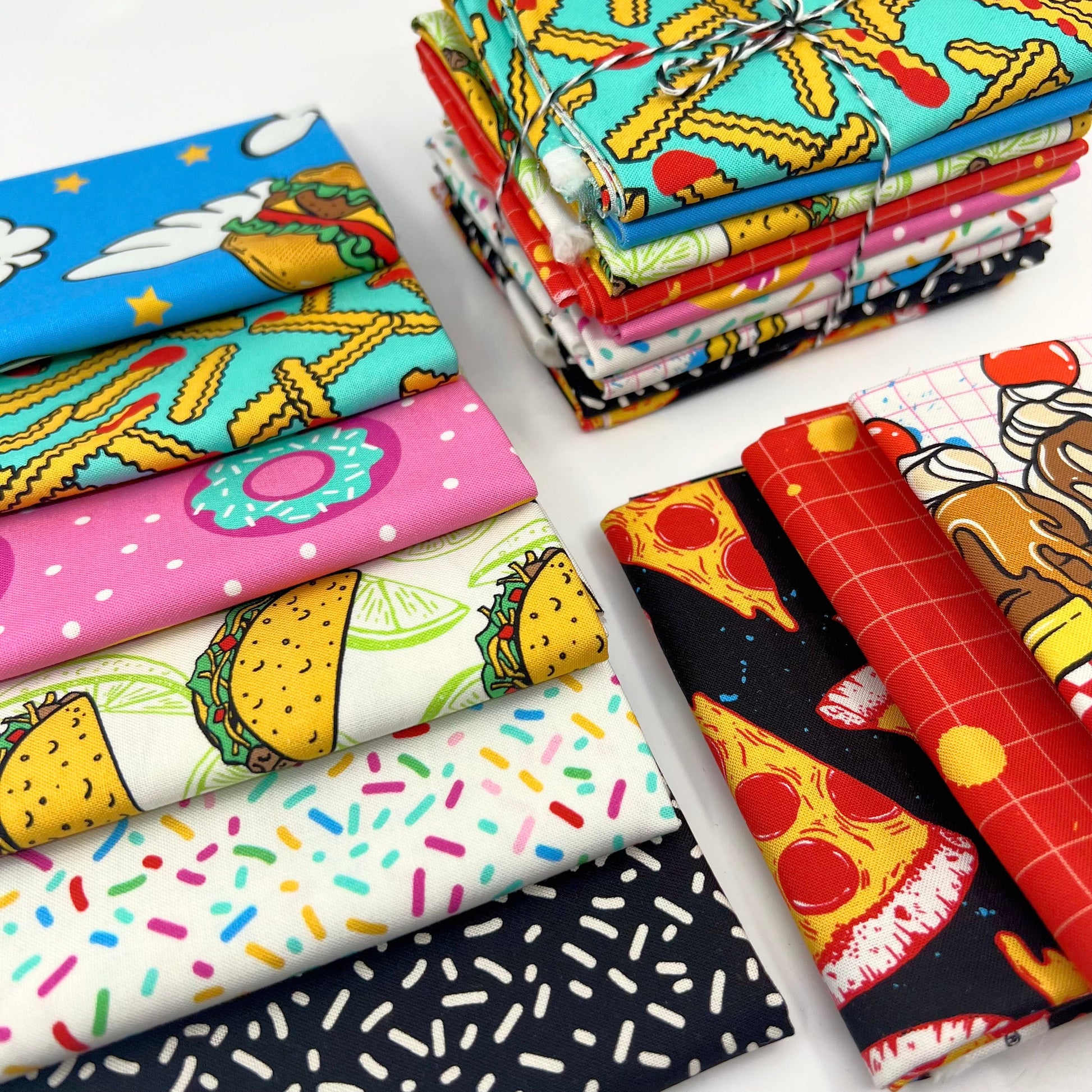 Moda-Fat Quarter Bundle of Snack Shack (9 Pieces)-fat quarters-gather here online