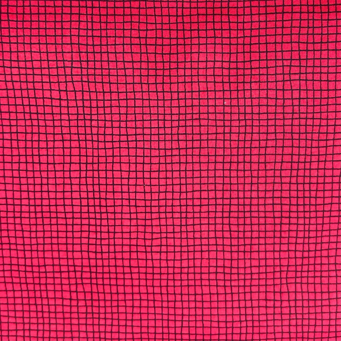 Sevenberry-Black & Red Grid on Cotton Shirting-fabric-gather here online