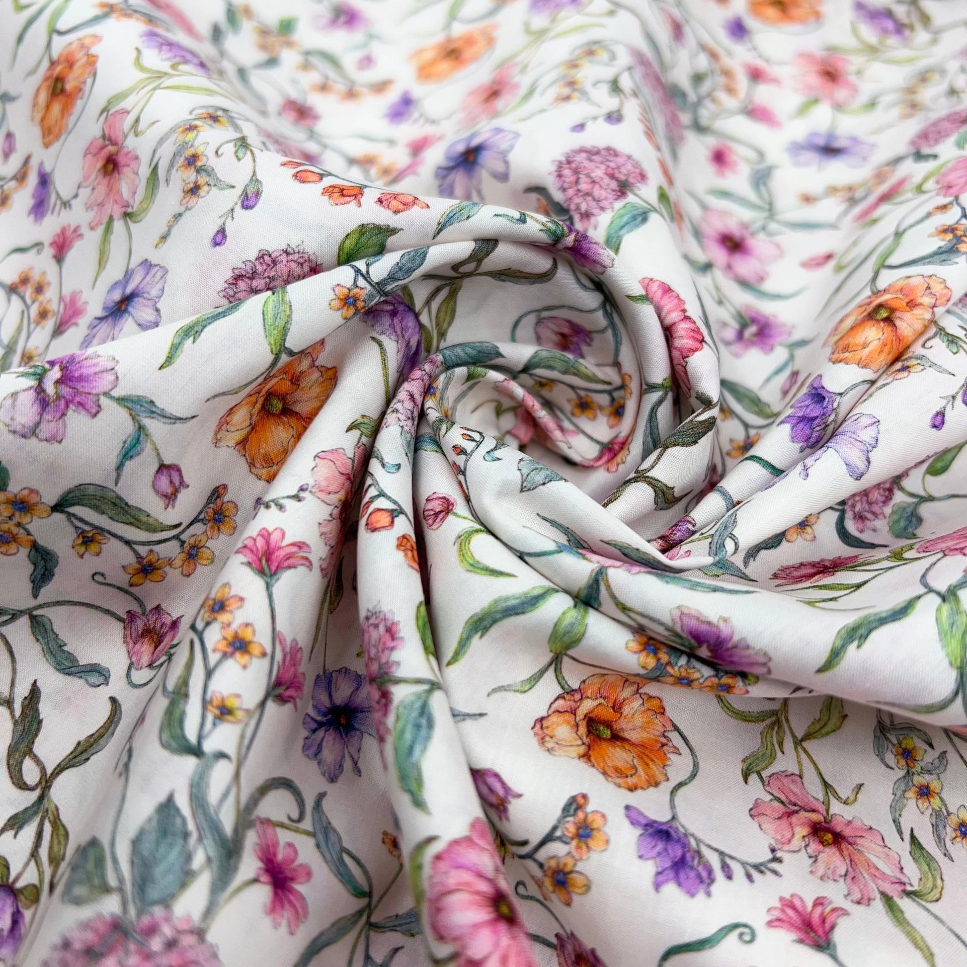 Liberty of London-Tana Lawn - Battersea Blooms-fabric-gather here online