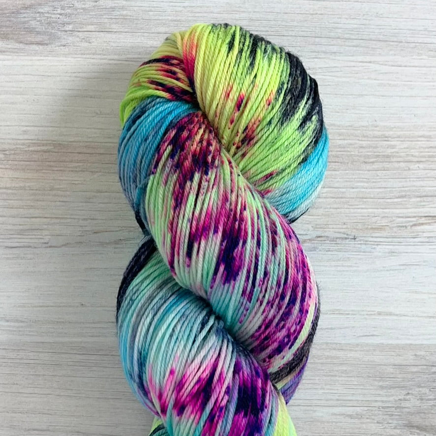 Melani's Stache-Tough Sock-yarn-Beam Me Up-gather here online