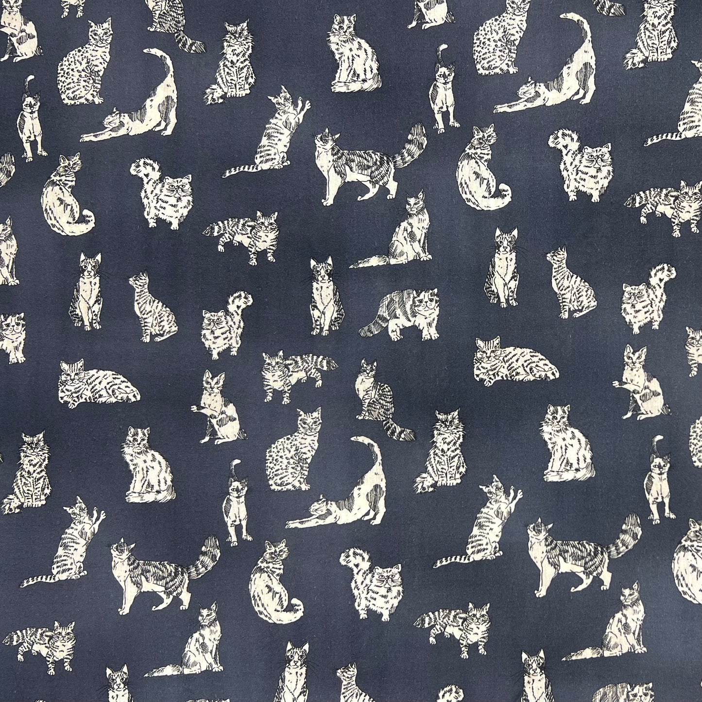 Liberty of London-Tana Lawn - Meow D-fabric-gather here online