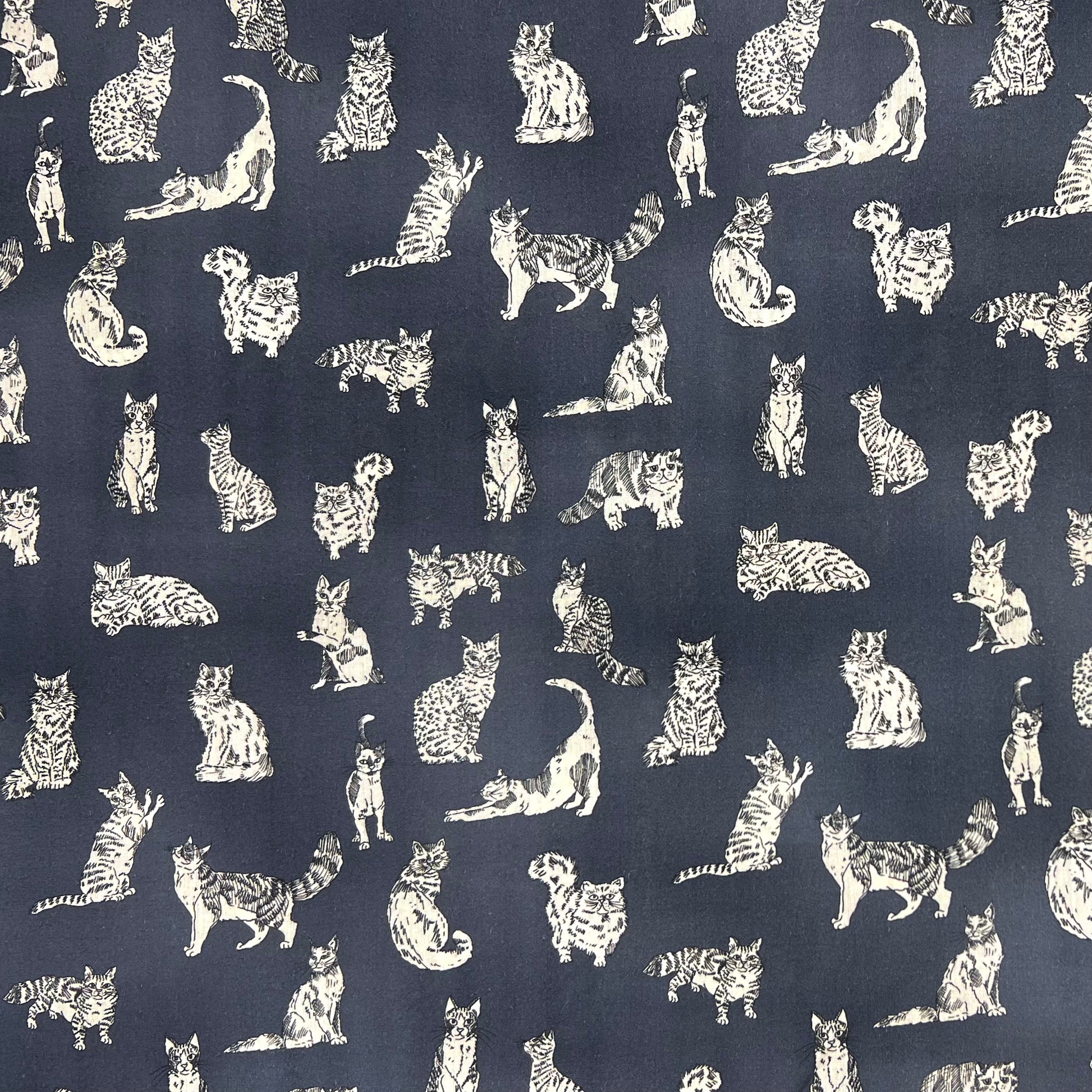 Liberty of London-Tana Lawn - Meow D-fabric-gather here online