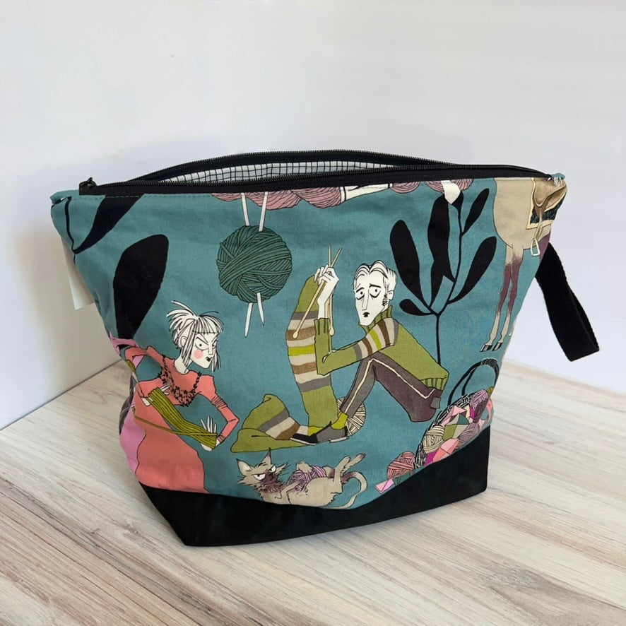 Denise Snow Williams-One of a Kind Zipper Project Bags-craft organizer-gather here online