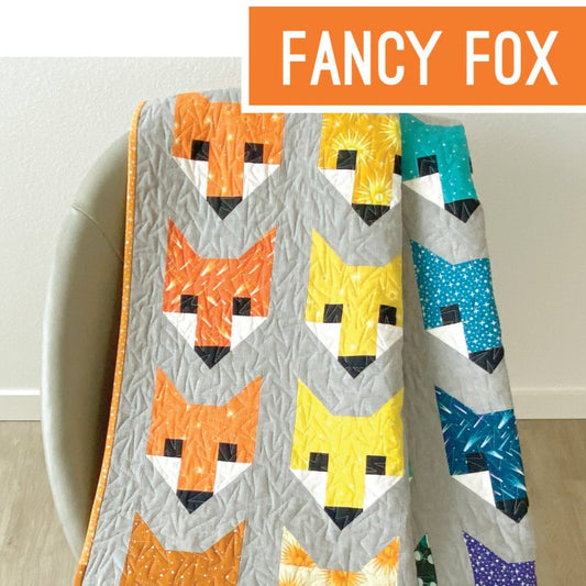 Elizabeth Hartman-Fancy Fox Quilt Pattern-quilting pattern-Default-gather here online