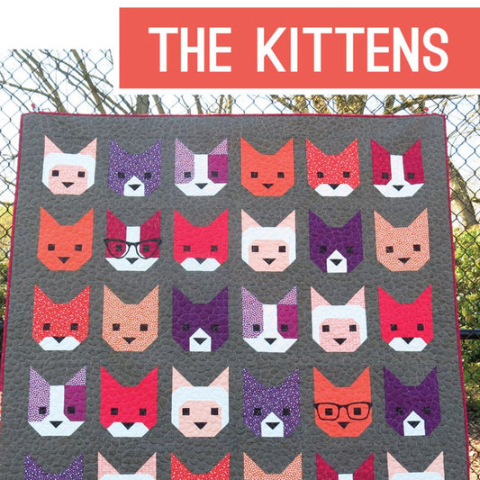 Elizabeth Hartman-The Kittens Quilt Pattern-quilting pattern-Default-gather here online