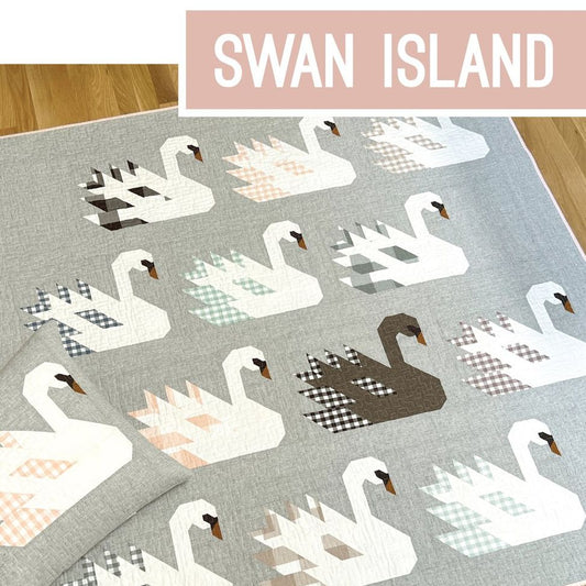 Elizabeth Hartman-Swan Island Quilt Pattern-quilting pattern-Default-gather here online