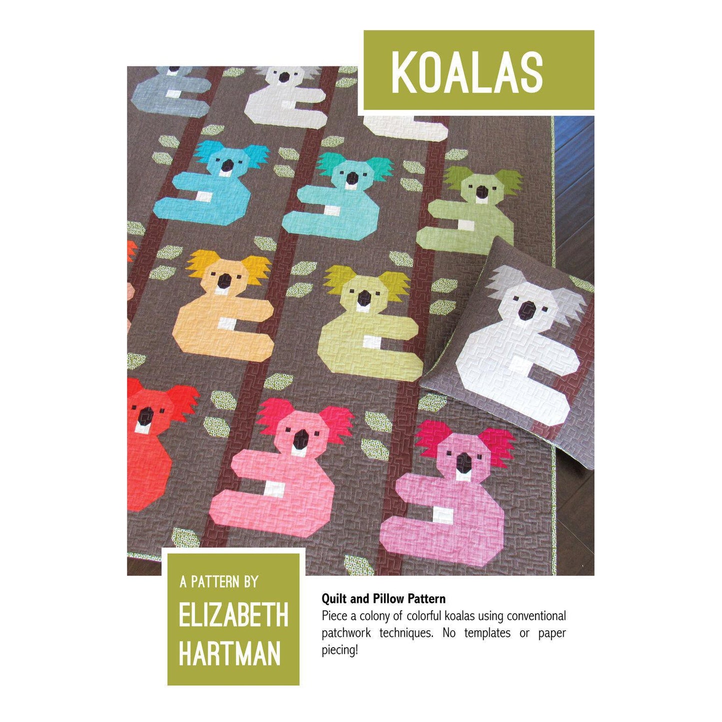 Elizabeth Hartman-Koalas Quilt Pattern-quilting pattern-gather here online