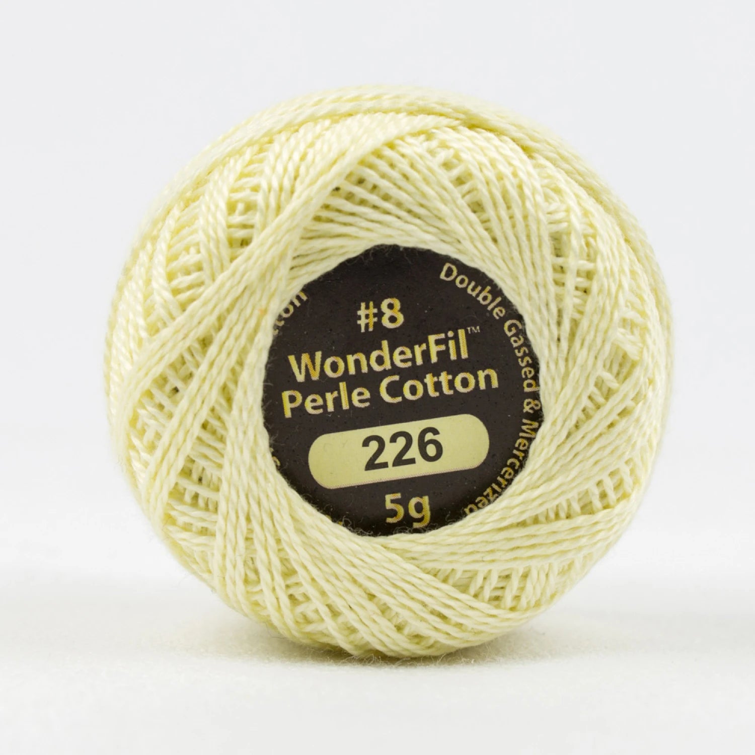 Wonderfil Threads-Eleganza 8wt Perle Cotton Solid-thread-226 Ivory-gather here online