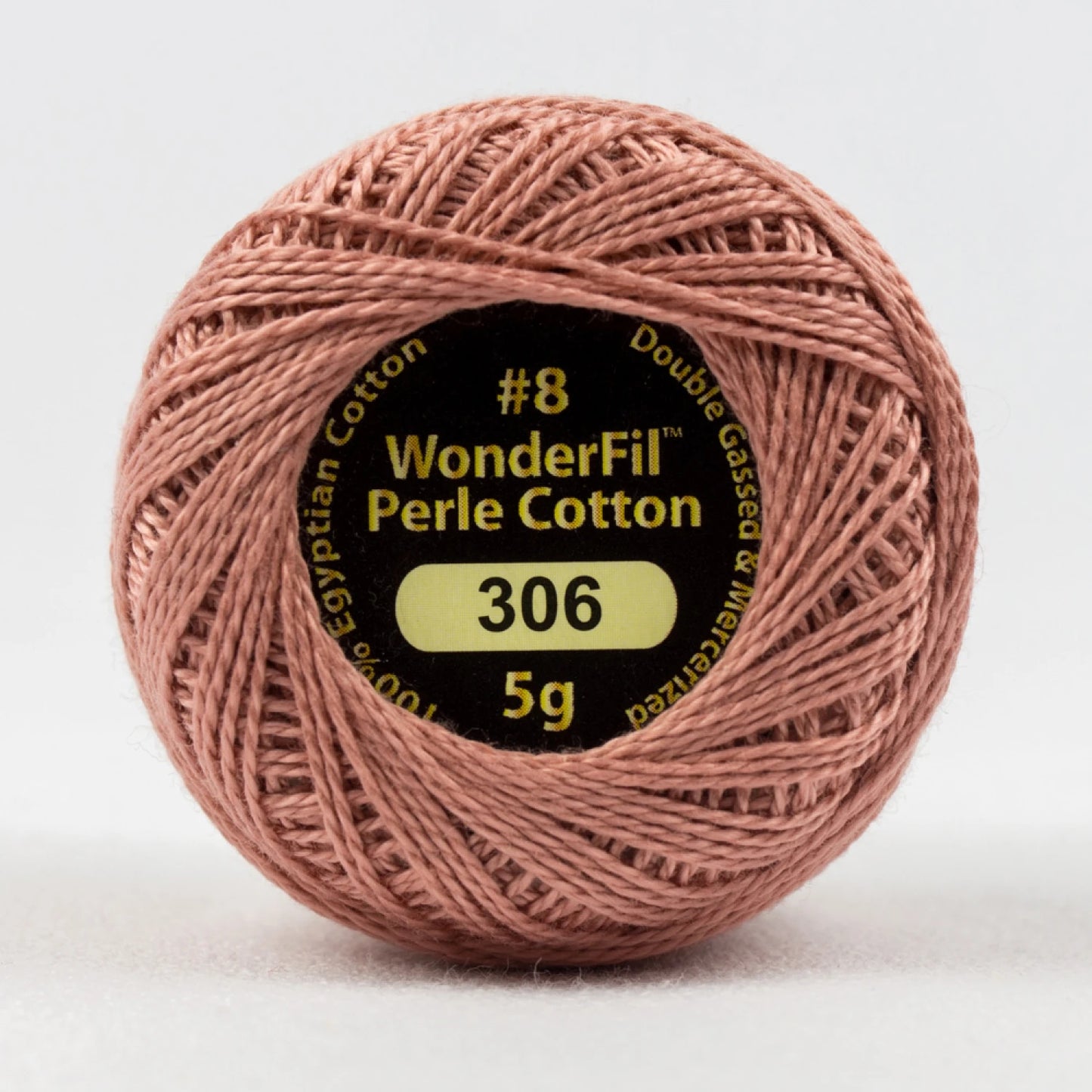 Wonderfil Threads-Eleganza 8wt Perle Cotton Solid-thread-306 Dark Salmon-gather here online