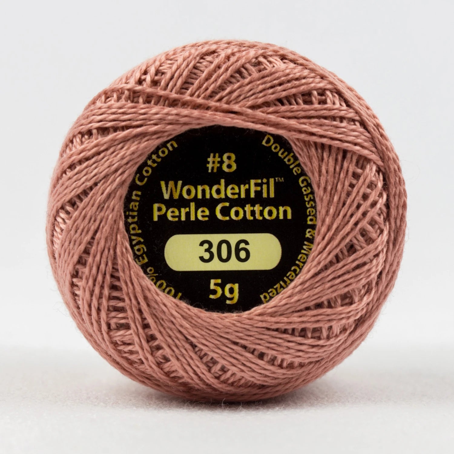 Wonderfil Threads-Eleganza 8wt Perle Cotton Solid-thread-306 Dark Salmon-gather here online