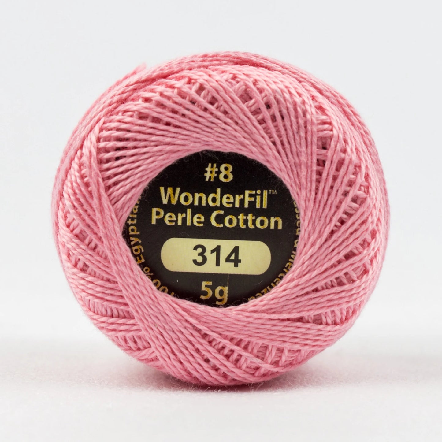 Wonderfil Threads-Eleganza 8wt Perle Cotton Solid-thread-314 Sweet Pink-gather here online