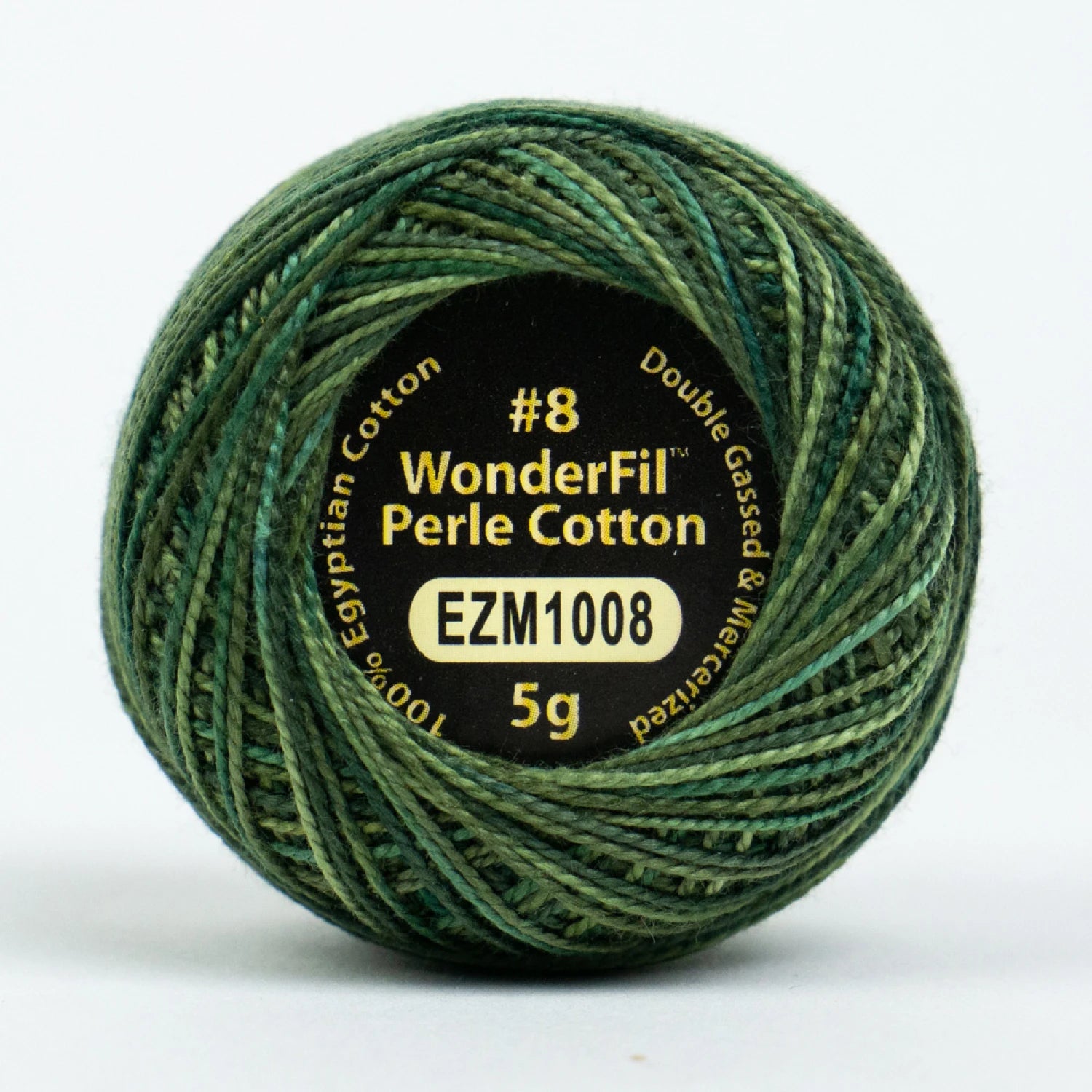 Wonderfil Threads-Eleganza 8wt Perle Cotton Variegated-thread-EZM1008 Dark Pine-gather here online