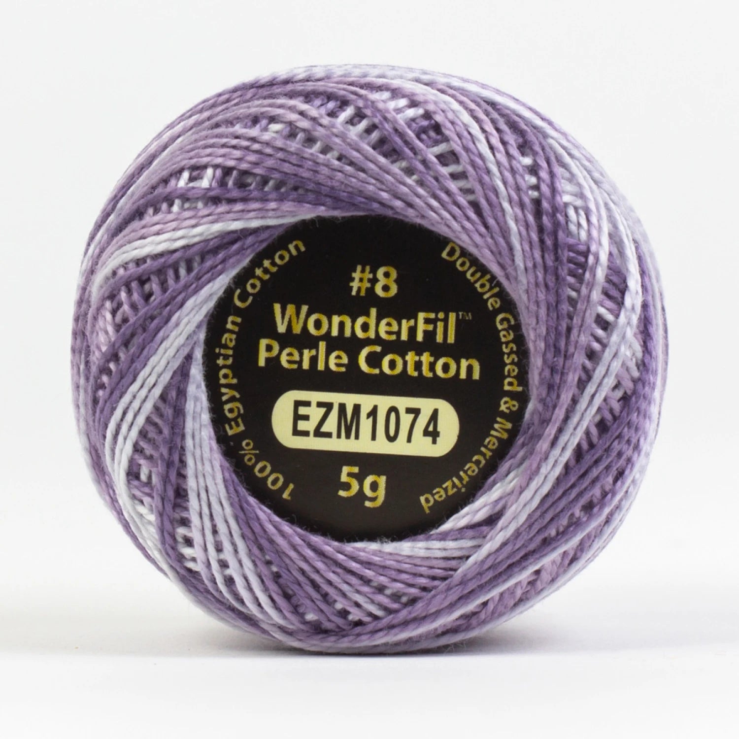 Wonderfil Threads-Eleganza 8wt Perle Cotton Variegated-thread-EZM1074 Eggplant Souffle-gather here online