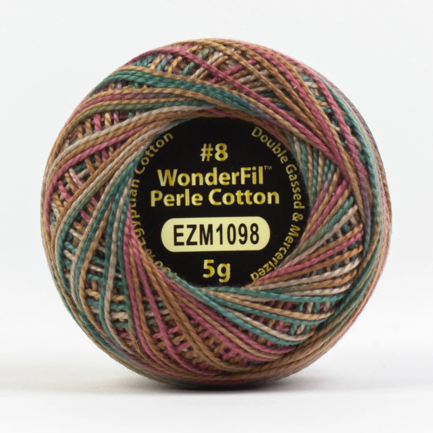Wonderfil Threads-Eleganza 8wt Perle Cotton Variegated-thread-EZM1098 Coppertone-gather here online