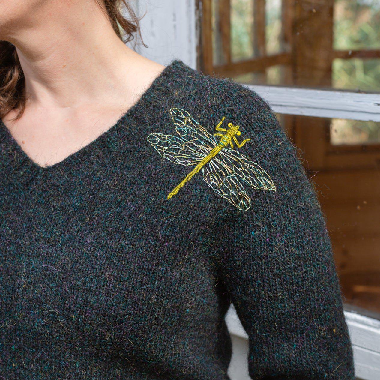 Laine-Embroidery on Knits-book-gather here online