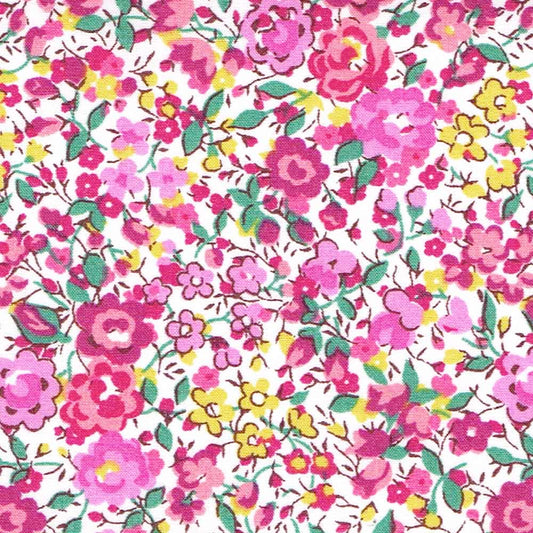 Liberty of London-Tana Lawn - Emma and Georgina Fuchsia-fabric-gather here online