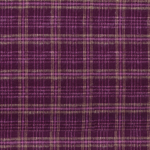 Art Gallery Fabrics-Crosshatch Plaid Merlot Flannel-fabric-gather here online
