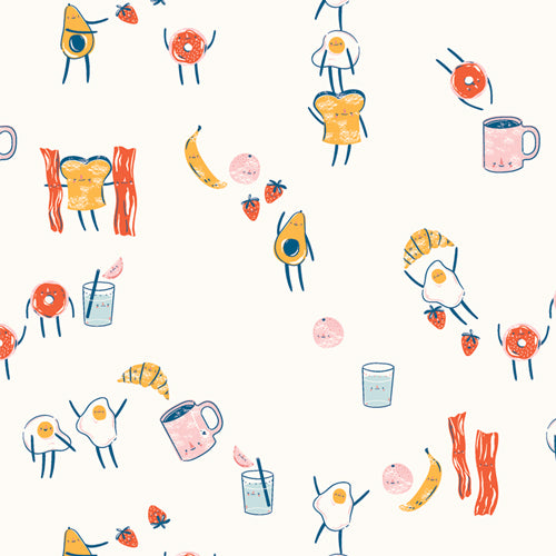 Art Gallery Fabrics-Breakfast Buddies Snug Flannel-fabric-gather here online