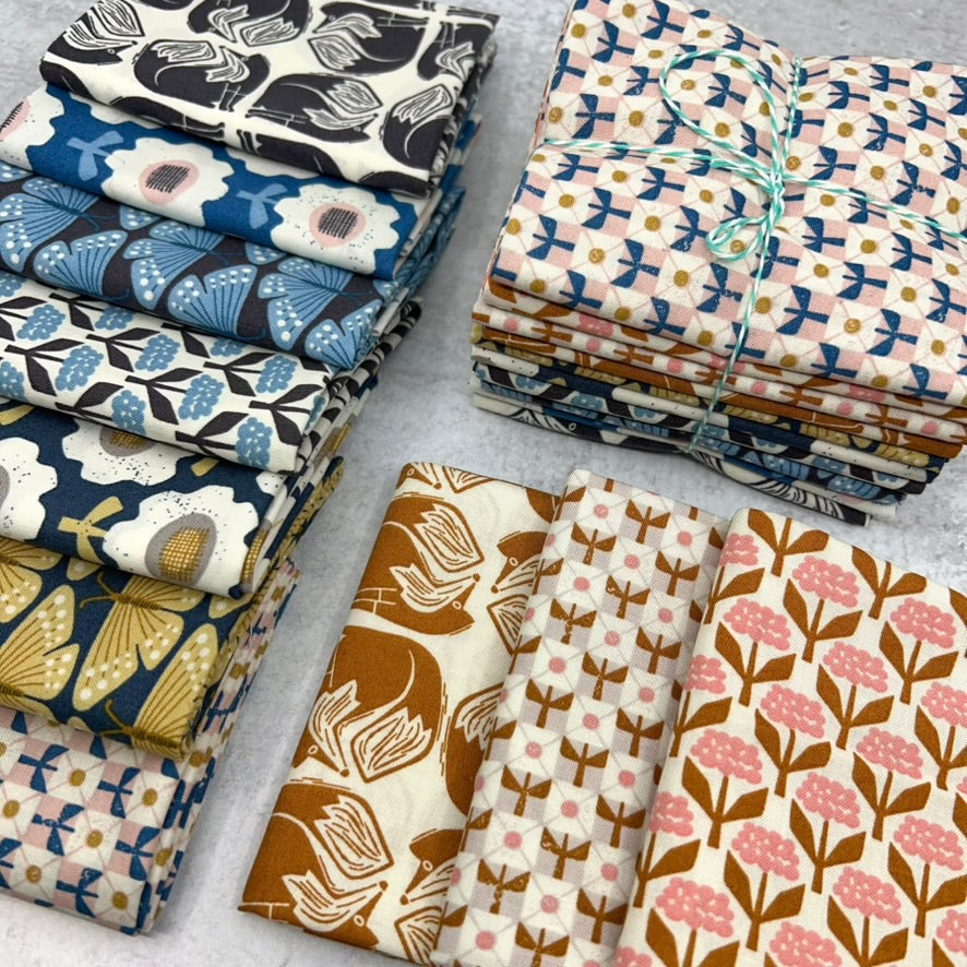 Fat Quarter Bundle of Fox & Flutter (10 Pieces)