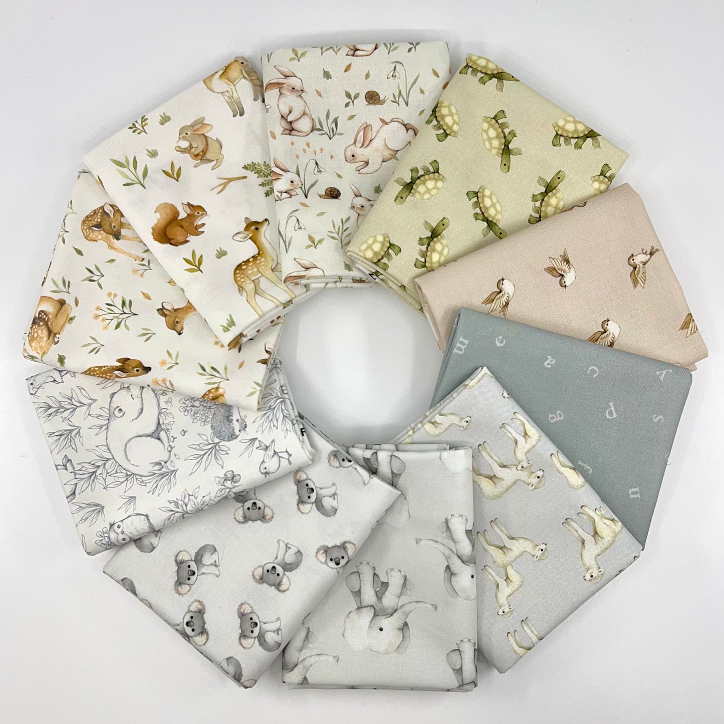 Fat Quarter Bundle of ABCs of Love (10 Pieces)
