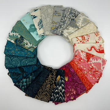 Fat Quarter Bundle of Fireglow (23 Pieces)