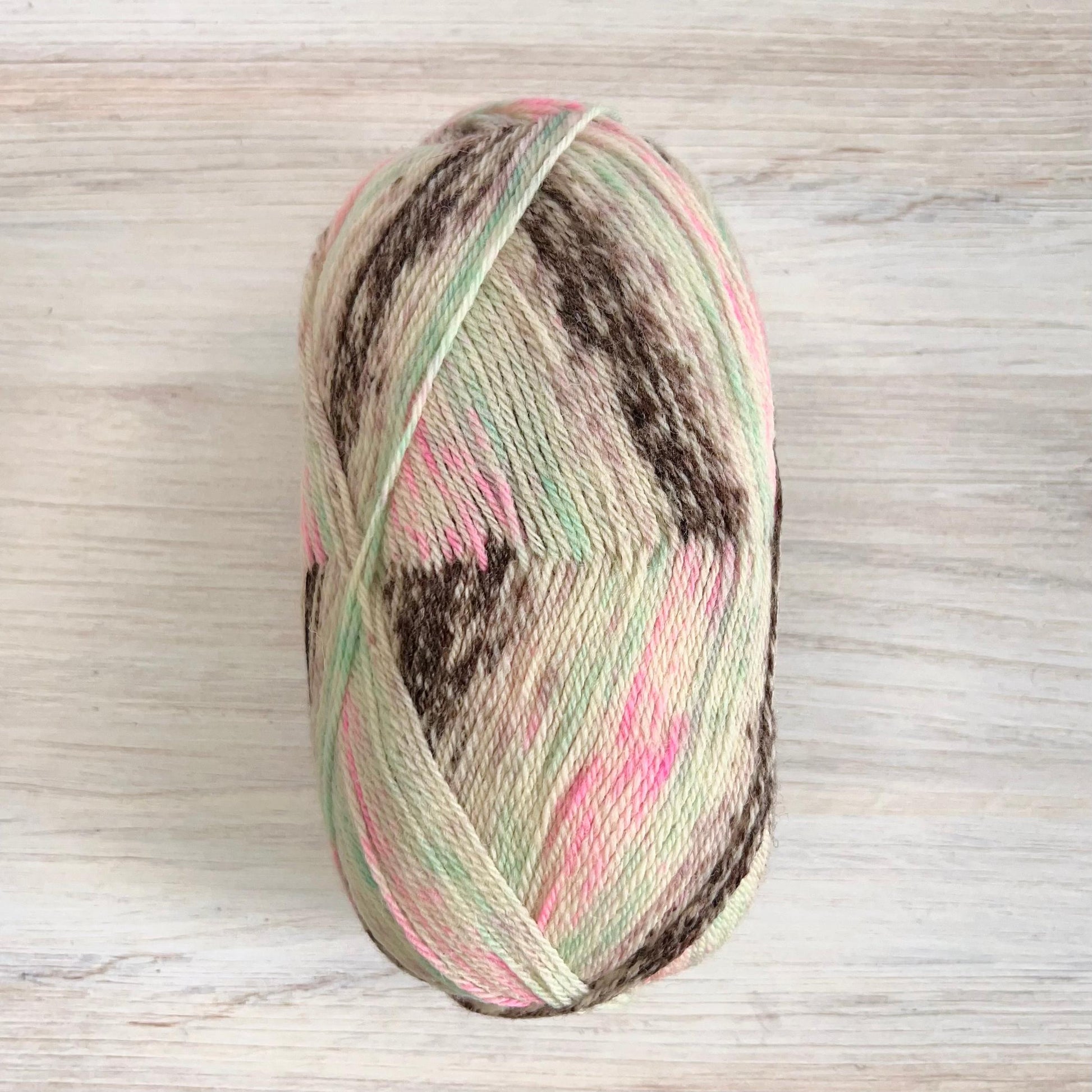 Retrosaria Rosa Pomar-Mondim-yarn-207 Mint Chip Macaroon Mix-gather here online