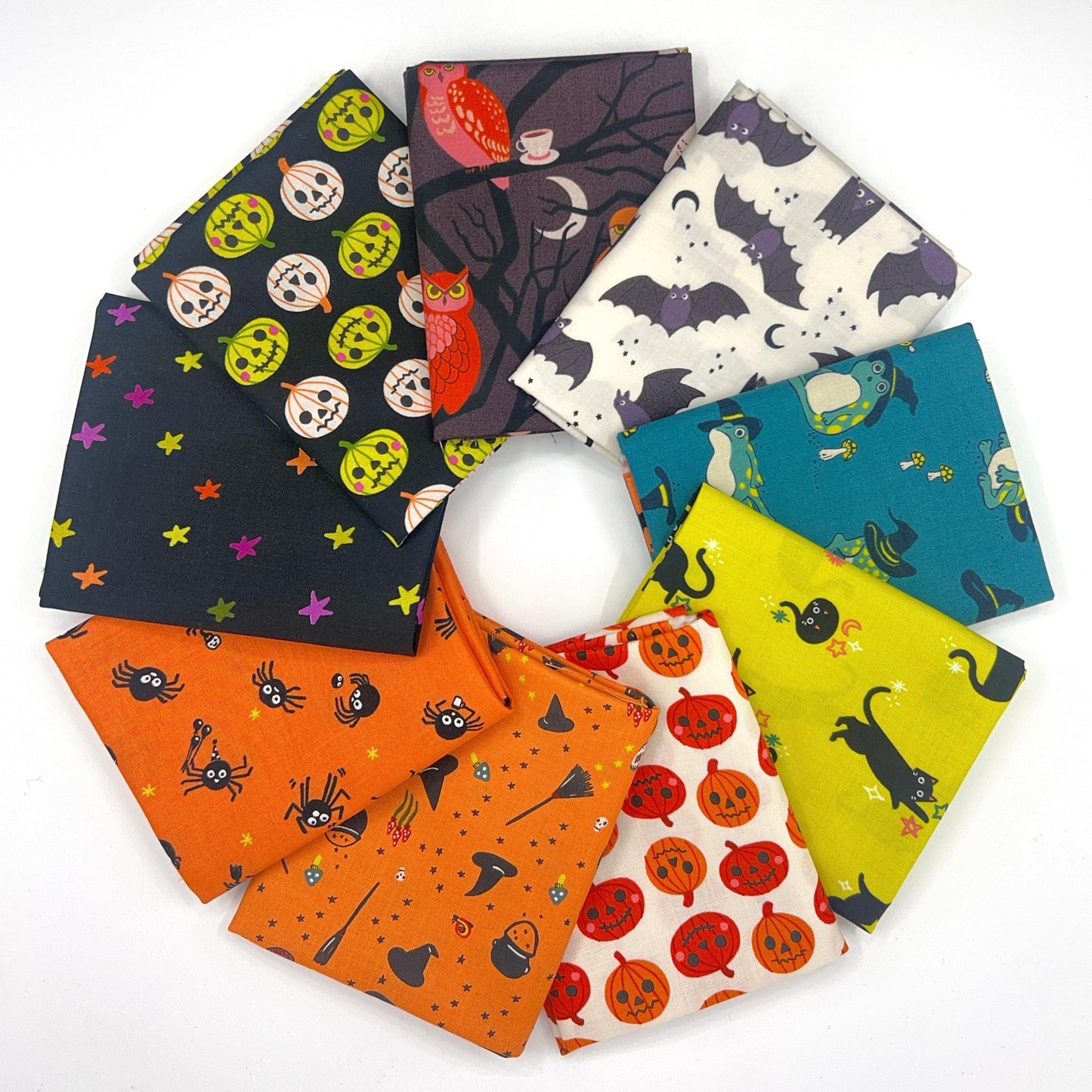 Fat Quarter Bundle of Freaky Familiars (9 Pieces)