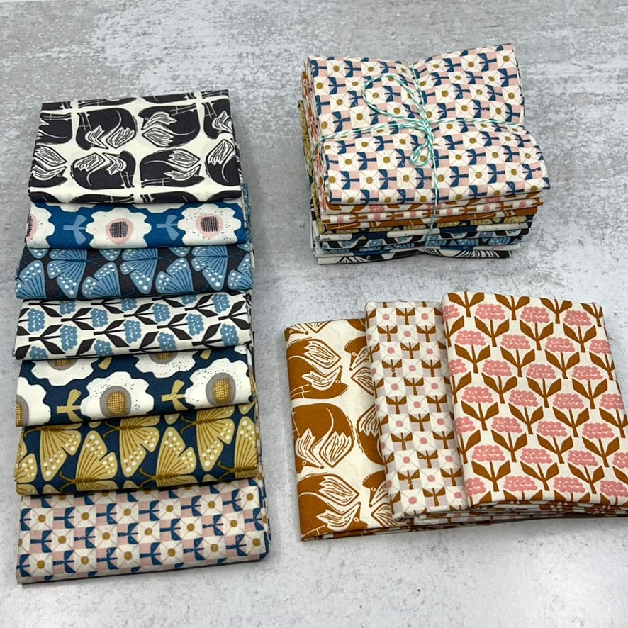 Fat Quarter Bundle of Fox & Flutter (10 Pieces)