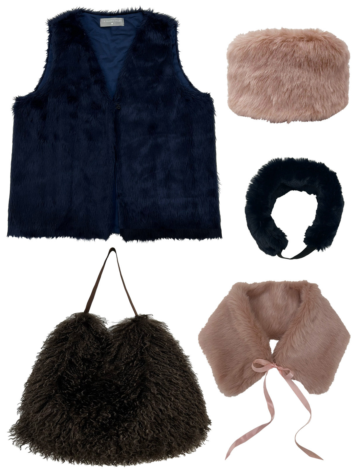 The Faux Fur Accessories Pattern - PDF DOWNLOAD