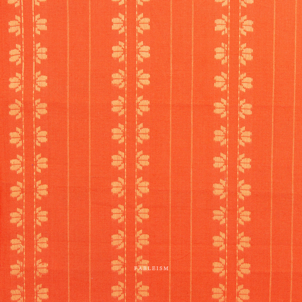 Fableism Supply Co-Deco Stripe in Firecracker-fabric-gather here online