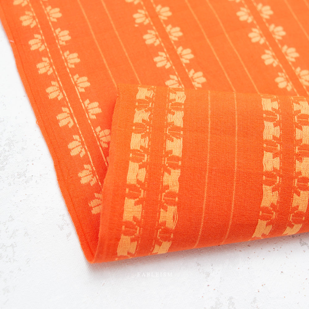 Fableism Supply Co-Deco Stripe in Firecracker-fabric-gather here online