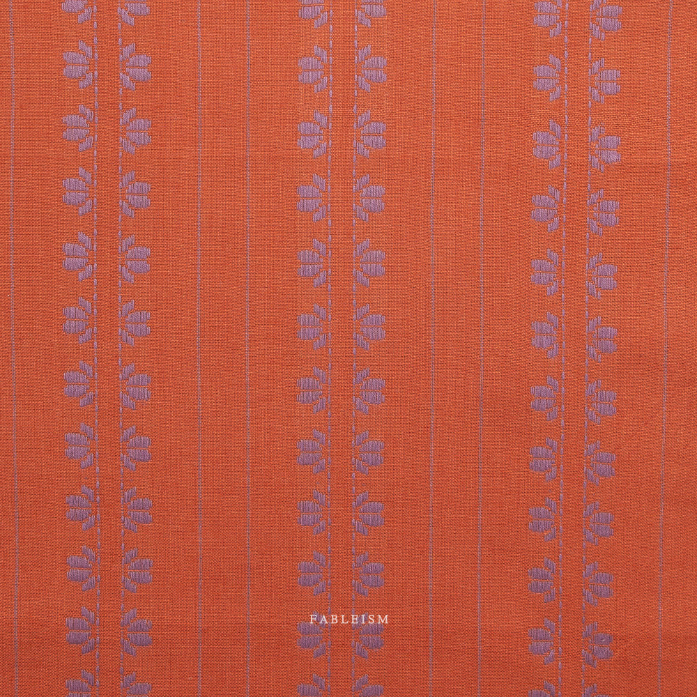 Fableism Supply Co-Deco Stripe in Spice-fabric-gather here online