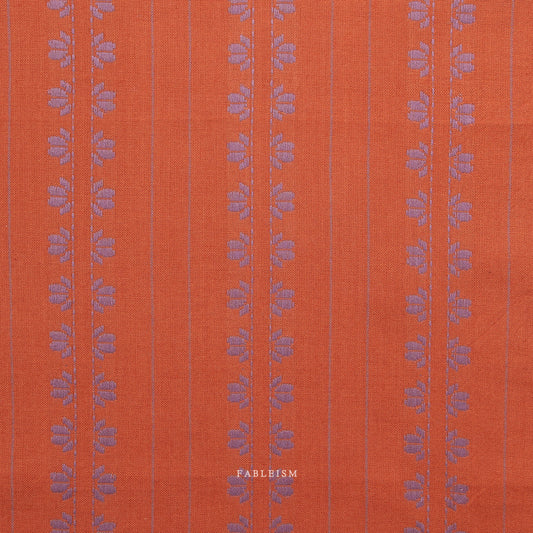 Fableism Supply Co-Deco Stripe in Spice-fabric-gather here online